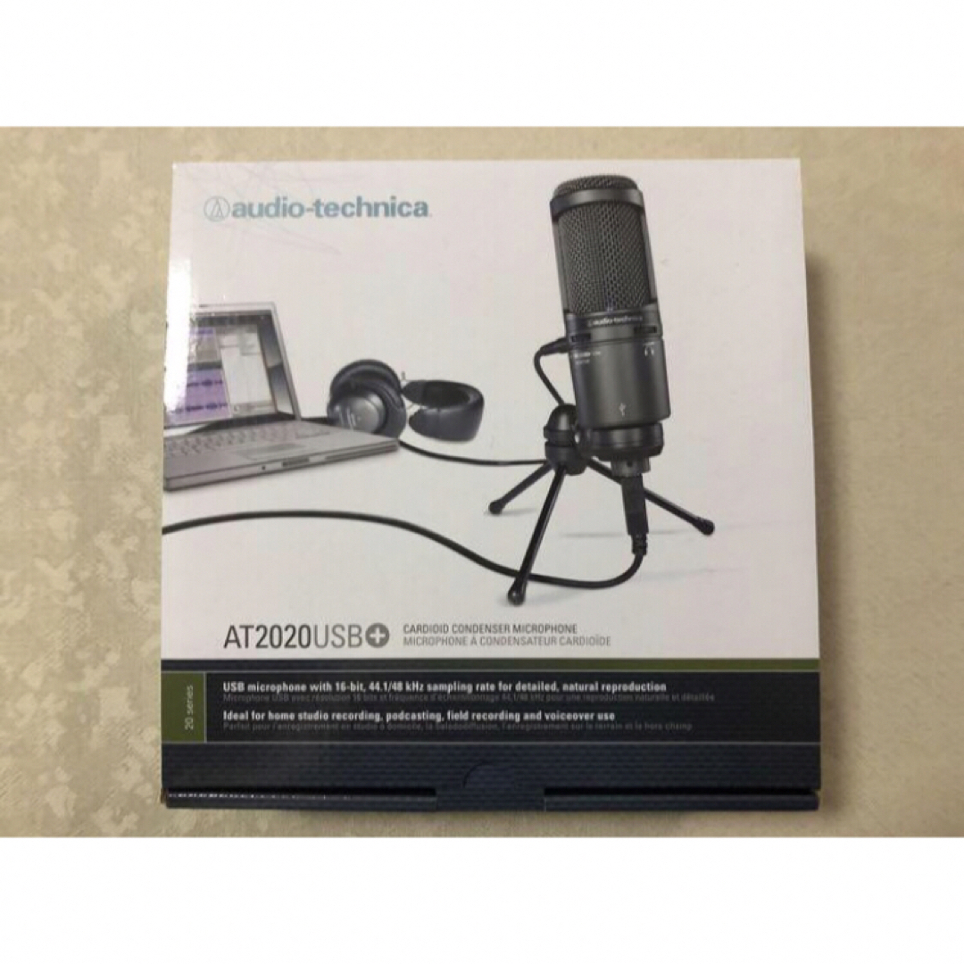 audio-technica(オーディオテクニカ)のaudio−technica AT2020USB+ コンデンサーマイク 楽器のレコーディング/PA機器(マイク)の商品写真