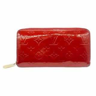 ルイヴィトン(LOUIS VUITTON)のLOUIS VUITTON ルイ ヴィトン ヴェルニ ジッピー ウォレット レッド 長財布 ラウンド ファスナー ジップ レディース M93058 CA4190(財布)