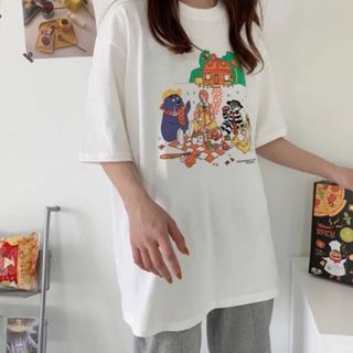 マクドナルド(マクドナルド)のマクドナルド　マック　マクド　Tシャツ　ホワイト　半袖　①(Tシャツ(半袖/袖なし))