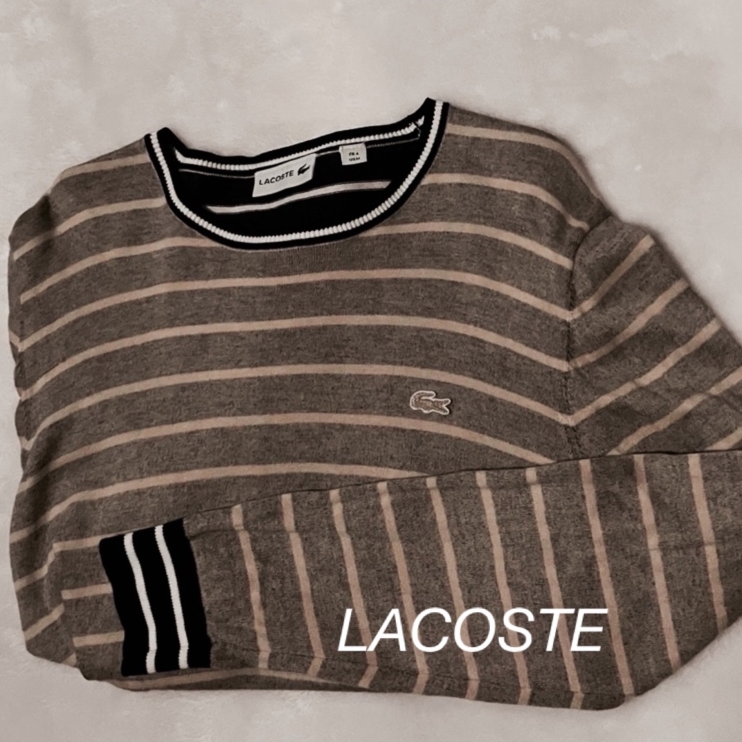 LACOSTE(ラコステ)のLACOSTE  コットンニット  トレーナー M  メンズのトップス(ニット/セーター)の商品写真