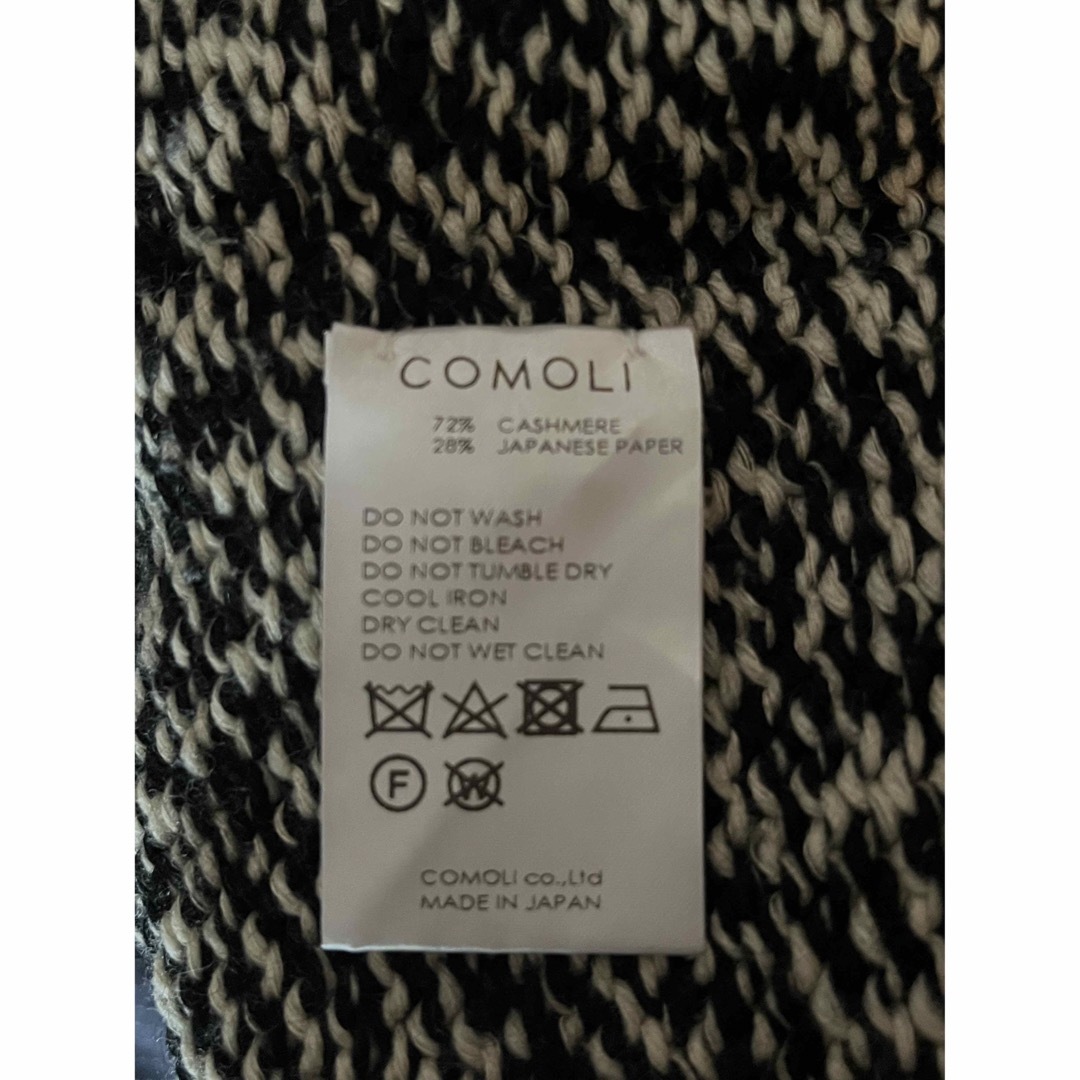 COMOLI(コモリ)のcomoli コモリ ニット カシミヤ タートル カシミア 和紙 メンズのトップス(ニット/セーター)の商品写真