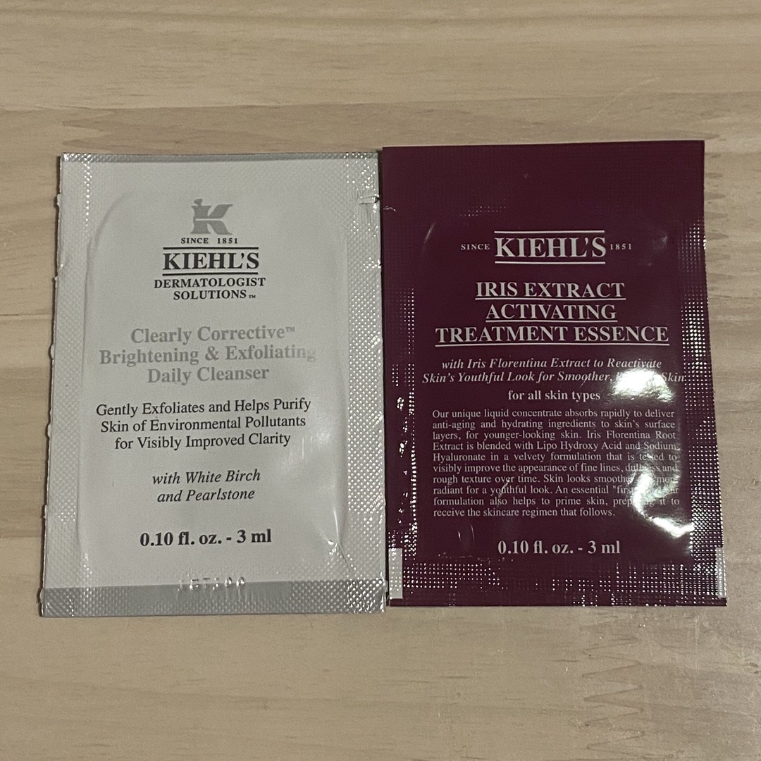 Kiehl's(キールズ)のKIEHL’S  化粧水  スクラブ洗顔料 コスメ/美容のキット/セット(サンプル/トライアルキット)の商品写真