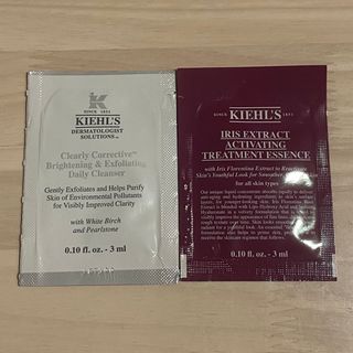 キールズ(Kiehl's)のKIEHL’S  化粧水  スクラブ洗顔料(サンプル/トライアルキット)