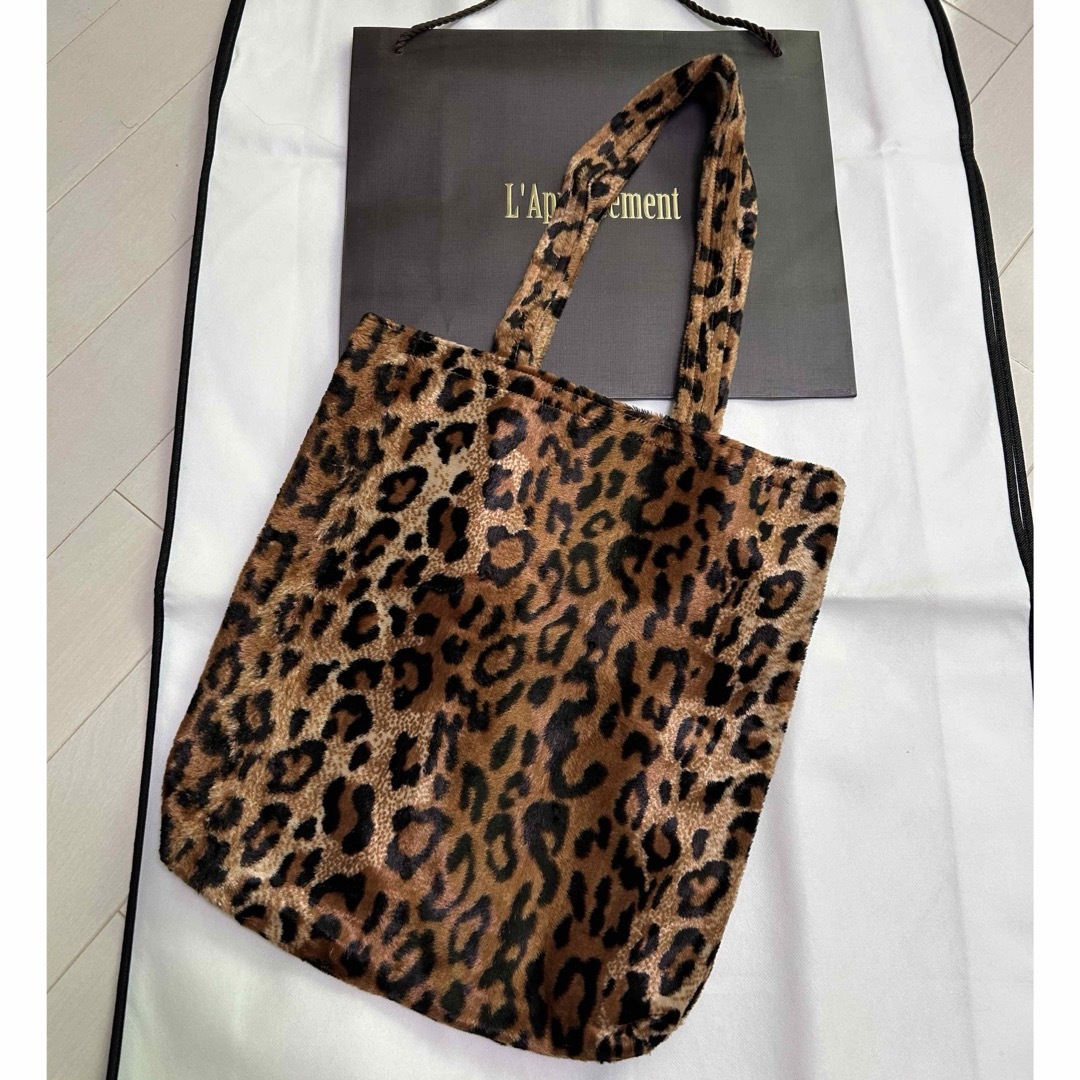 L'Appartement DEUXIEME CLASSE(アパルトモンドゥーズィエムクラス)のL'Appartement LAppartement Leopard Tote レディースのバッグ(トートバッグ)の商品写真