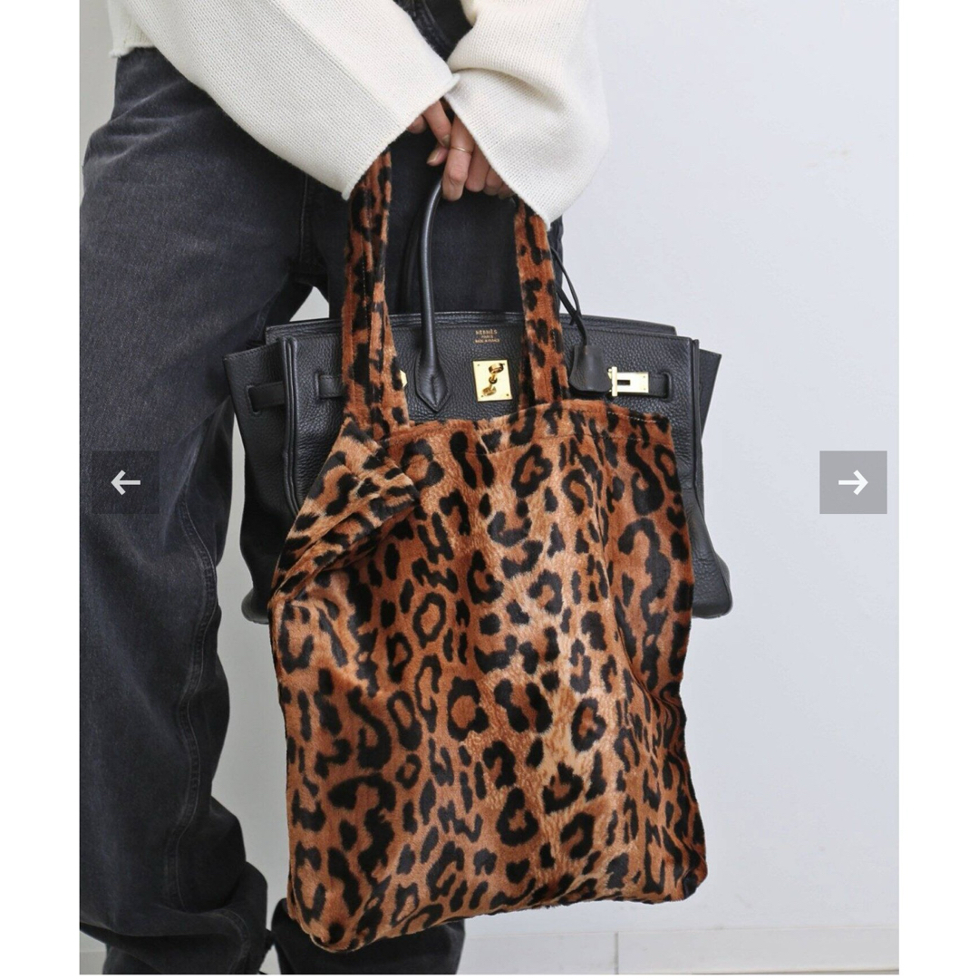 L'Appartement DEUXIEME CLASSE(アパルトモンドゥーズィエムクラス)のL'Appartement LAppartement Leopard Tote レディースのバッグ(トートバッグ)の商品写真