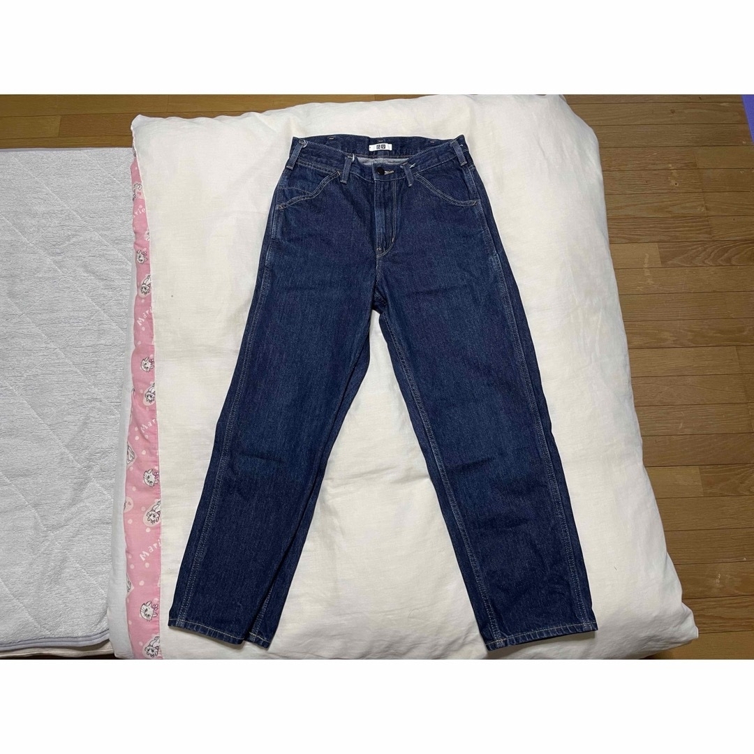 UNIQLO(ユニクロ)のユニクロ U ワイドフィットテーパードジーンズ メンズのパンツ(デニム/ジーンズ)の商品写真