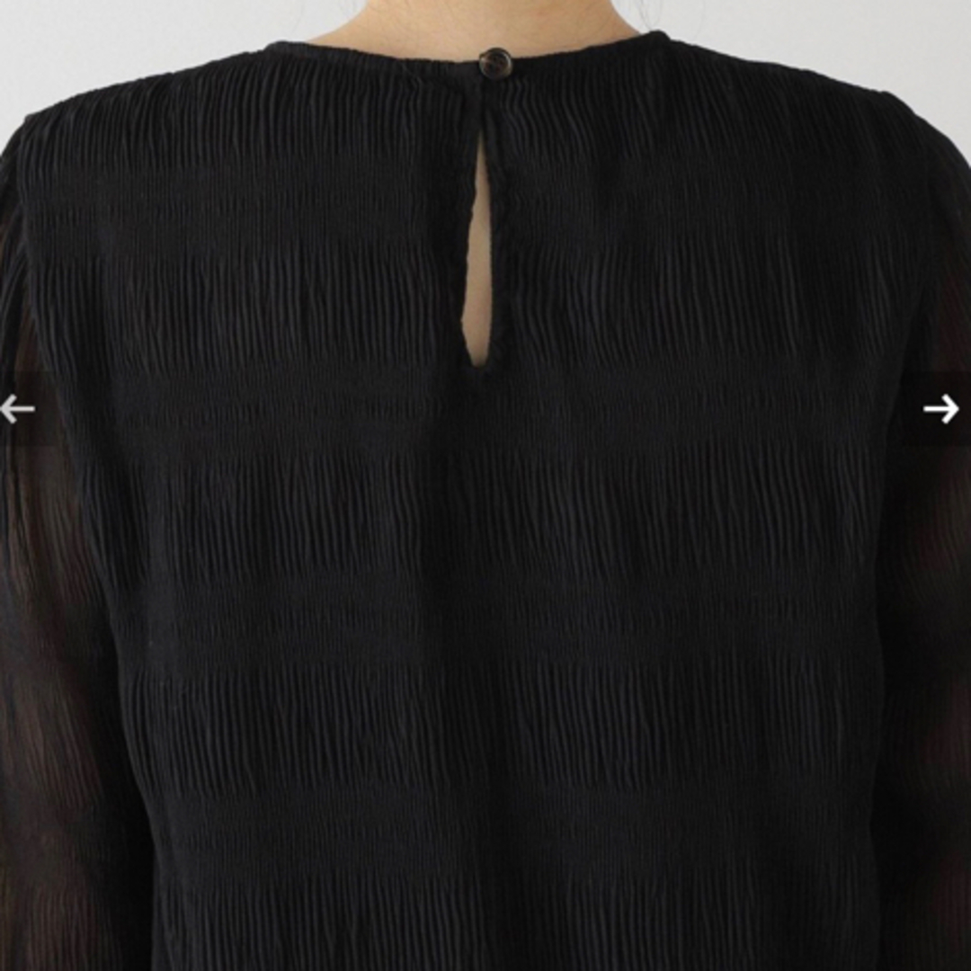 GANNI Pleated GeorgetteScarfBlouse ブラウス  レディースのトップス(シャツ/ブラウス(長袖/七分))の商品写真