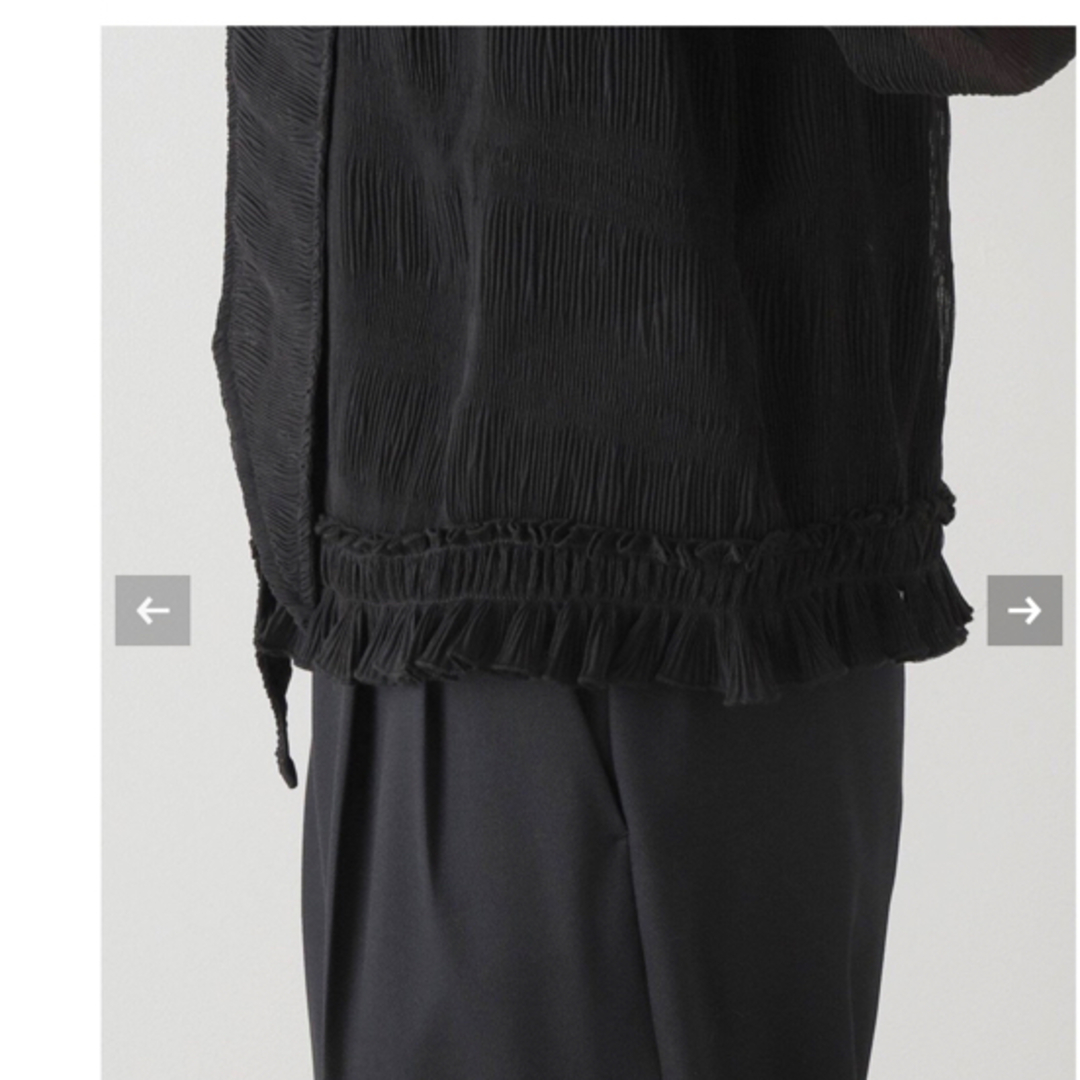 GANNI Pleated GeorgetteScarfBlouse ブラウス  レディースのトップス(シャツ/ブラウス(長袖/七分))の商品写真