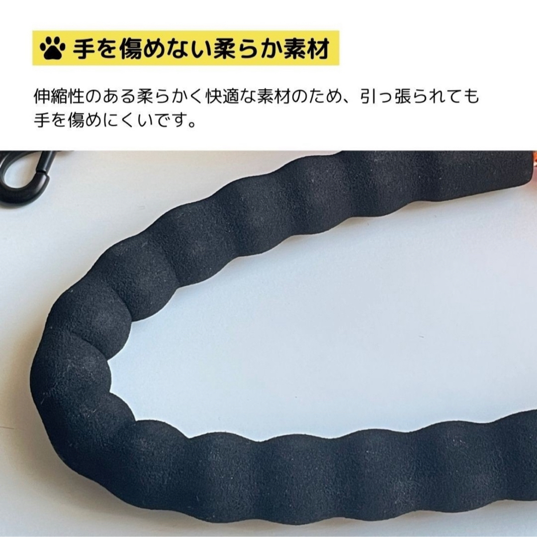 【期間限定スーパーSALE】ロングリード 15m 丸ロープ 犬 お散歩 反射 ハンドメイドのペット(リード/首輪)の商品写真