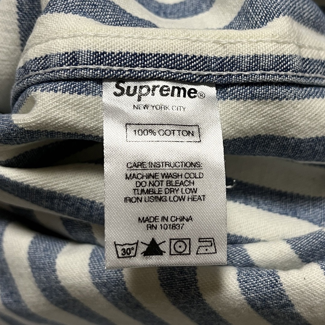 Supreme(シュプリーム)のsupreme デニム　シャツ　Sサイズ メンズのトップス(シャツ)の商品写真