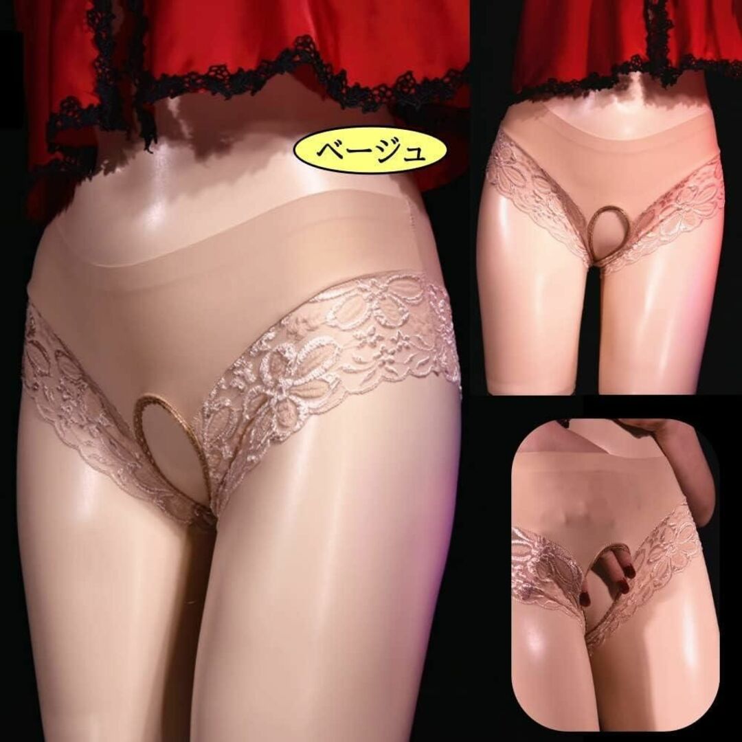 穴あきパンティーの画像 オープンクロッチショーツ 穴あきパンティ レース ピンク フルバックの通販 by ぶんたマート｜ラクマ