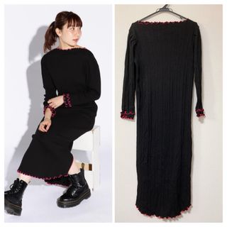 ビームス(BEAMS)の新品❤️BEAMS メロウテレコリブワンピース　ビームス(ロングワンピース/マキシワンピース)