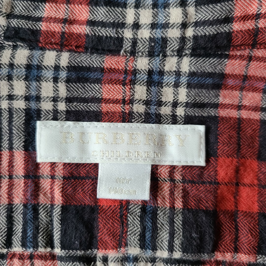 BURBERRY(バーバリー)のBurberry　チェックシャツ　140 キッズ/ベビー/マタニティのキッズ服男の子用(90cm~)(ブラウス)の商品写真