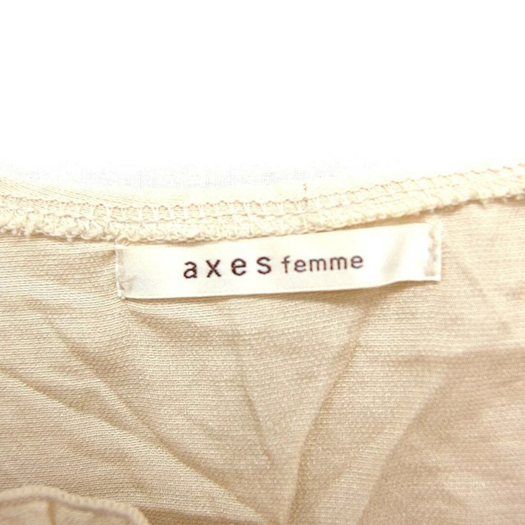 axes femme(アクシーズファム)のアクシーズファム axes femme 裾切替 ワンピース レース ノースリーブ レディースのワンピース(ひざ丈ワンピース)の商品写真