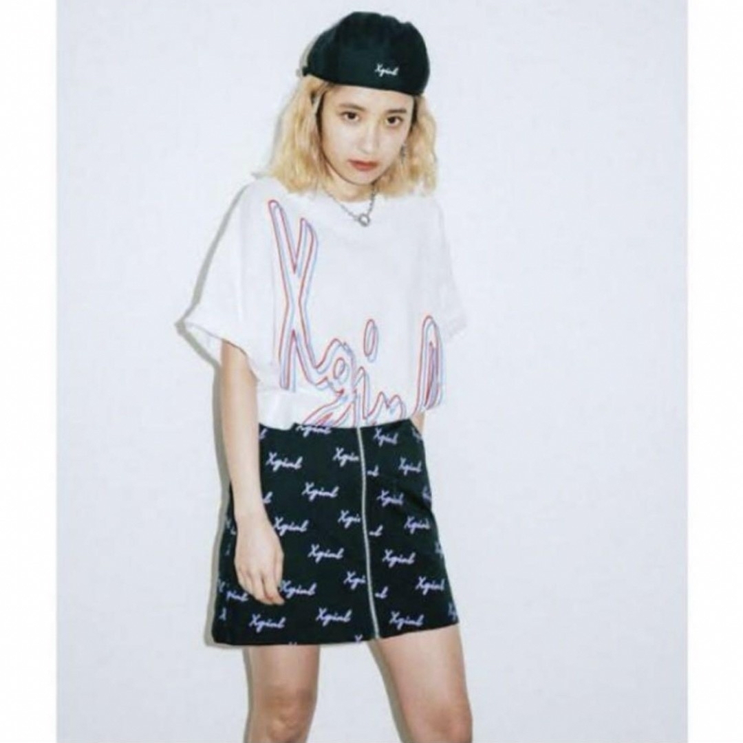 X-girl(エックスガール)のミニスカート レディースのスカート(ミニスカート)の商品写真