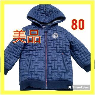 トミーヒルフィガー(TOMMY HILFIGER)の美品　トミーヒルフィガー　ジャンバー　中綿入り　上着　ジャケット　アウター８０(ジャケット/コート)