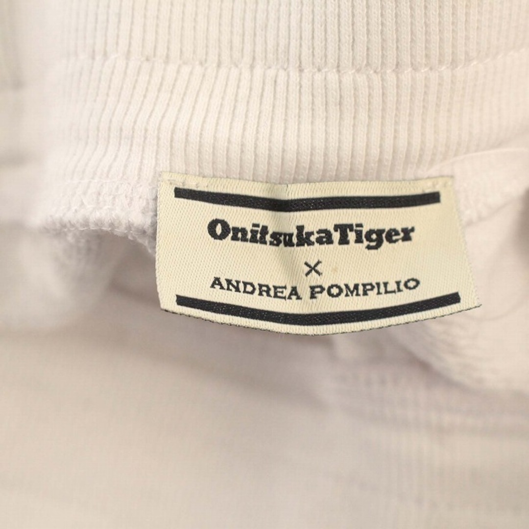 Onitsuka Tiger(オニツカタイガー)のOnitsuka Tiger ANDREA POMPILIO ハーフパンツ 白 メンズのパンツ(ショートパンツ)の商品写真