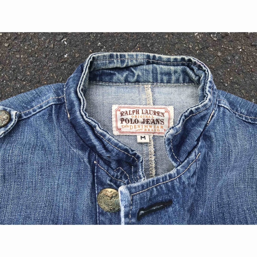 POLO RALPH LAUREN(ポロラルフローレン)の値下げ POLO JEANS DENIM JKT Women M レディースのジャケット/アウター(Gジャン/デニムジャケット)の商品写真