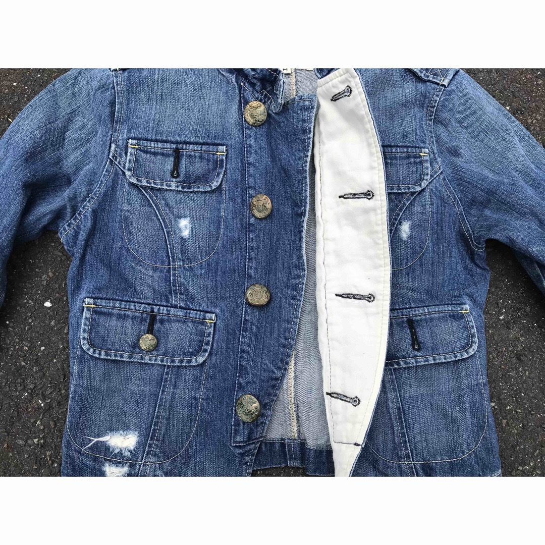 POLO RALPH LAUREN(ポロラルフローレン)の値下げ POLO JEANS DENIM JKT Women M レディースのジャケット/アウター(Gジャン/デニムジャケット)の商品写真