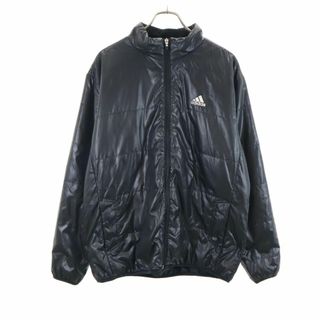 アディダス(adidas)のアディダス 中綿ジャケット O ブラック系 adidas メンズ 古着 【240217】(ダウンジャケット)