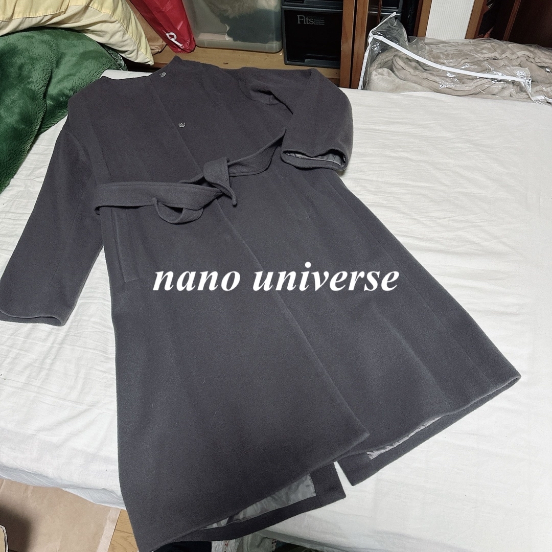 nano・universe(ナノユニバース)の【美品】nano universe ナノユニバース  ロングコート レディースのジャケット/アウター(ロングコート)の商品写真