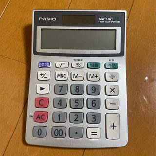 カシオ電卓　MW-12GT-N(オフィス用品一般)