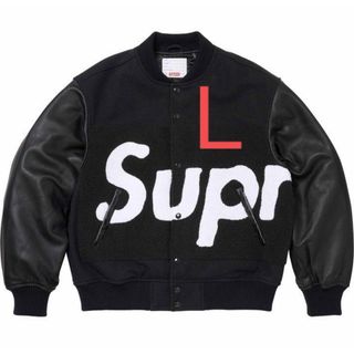 シュプリーム(Supreme)のSupreme Big Logo Chenille Varsity Jacket(スタジャン)