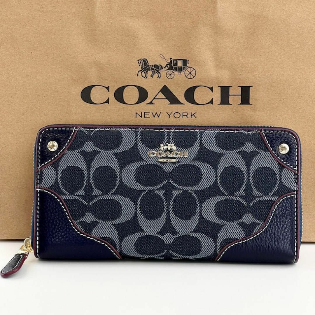 新品未使用 coach コーチ 長財布 ブラック アウトレット プレゼント 財布