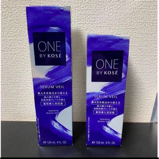 ワンバイコーセー(ONE BY KOSE（KOSE）)のワンバイコーセー　セラムヴェール 120ml 本体と付け替え(美容液)