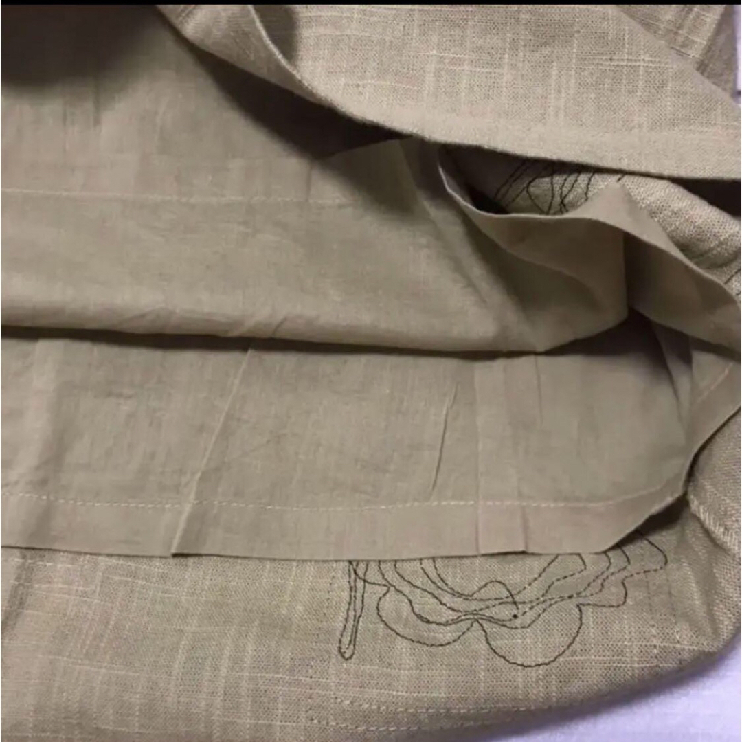 TANA BANA(タナバナ)のタナバナ【未使用】ロングスカートＬ　ベージュ　エスニック　ラリーキルト　刺繍　綿 レディースのスカート(ロングスカート)の商品写真