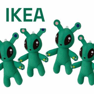 IKEA アフトンスパルヴ 小さな宇宙人 10cm ４個 King Gnu(ぬいぐるみ)