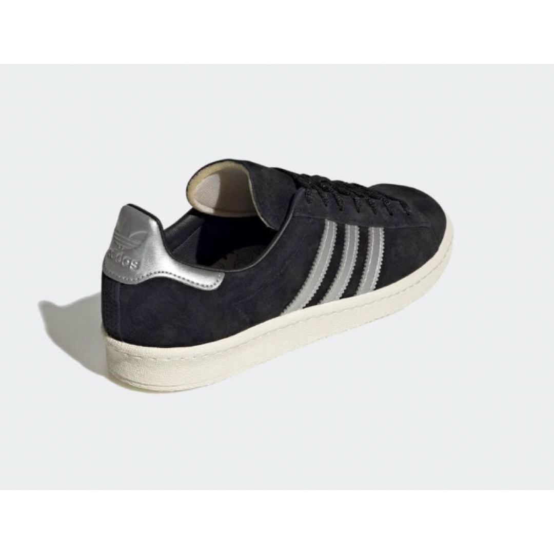 adidas(アディダス)のadidas CAMPUS 80s  og 26.5cm ブラック　シルバー メンズの靴/シューズ(スニーカー)の商品写真