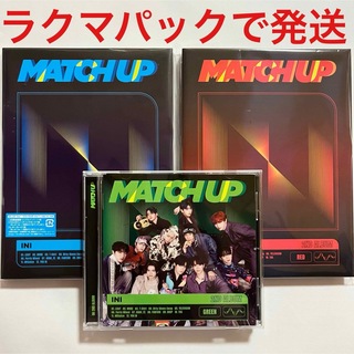 アイエヌアイ(INI)のINI CD アルバム MATCH UP 3形態 BLUE RED GREEN(ポップス/ロック(邦楽))