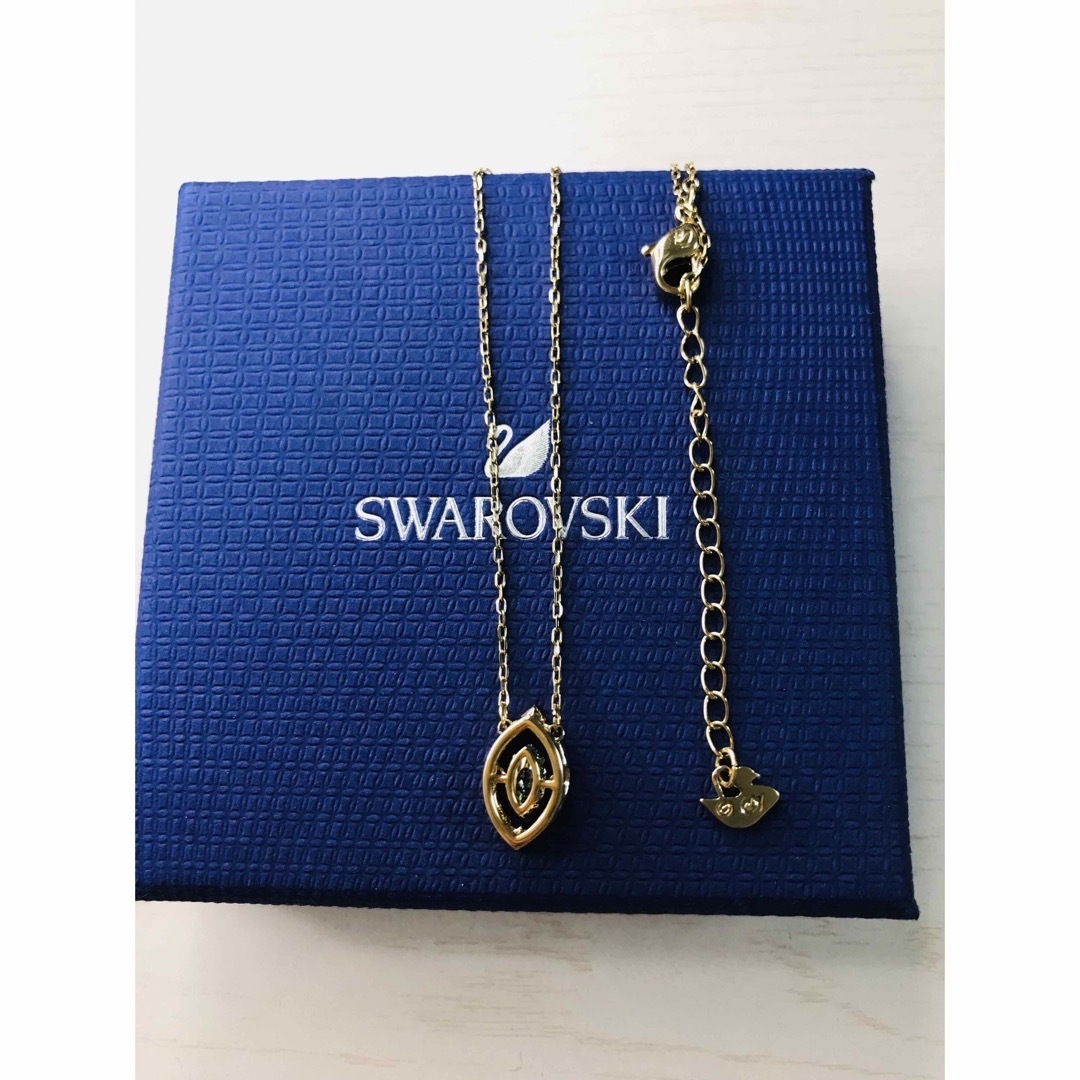 SWAROVSKI(スワロフスキー)のスワロフスキー ターコイズブルー Sparkling Dance優美なネックレス レディースのアクセサリー(ネックレス)の商品写真