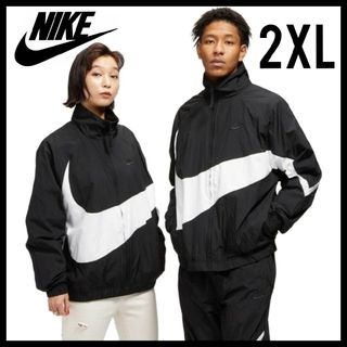 ナイキ(NIKE)のNIKE★ナイロンジャケット★トラックジャケット★黒★2XL★男女兼用(ナイロンジャケット)