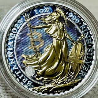 とんびさま専用 ブリタニア 銀貨 2023 英国 Bitcoin (貨幣)