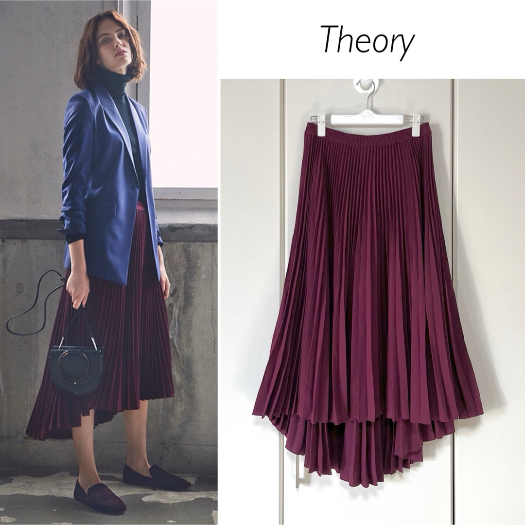 theory(セオリー)の【美品】Theory  New Poly Pleat Dorothea M レディースのスカート(ロングスカート)の商品写真