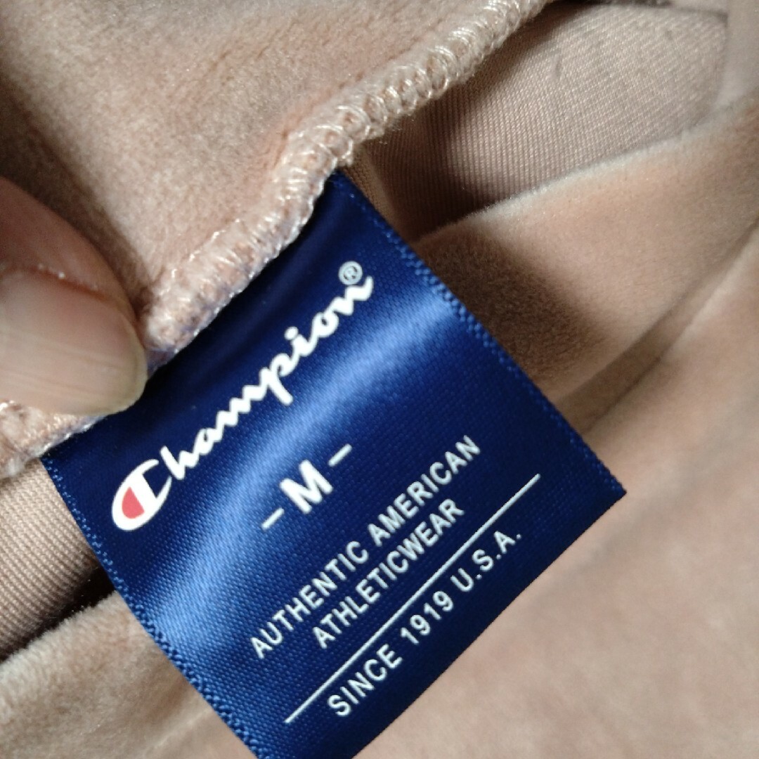 Champion(チャンピオン)のChampion、柔らかベロアトップス、M レディースのトップス(カットソー(長袖/七分))の商品写真