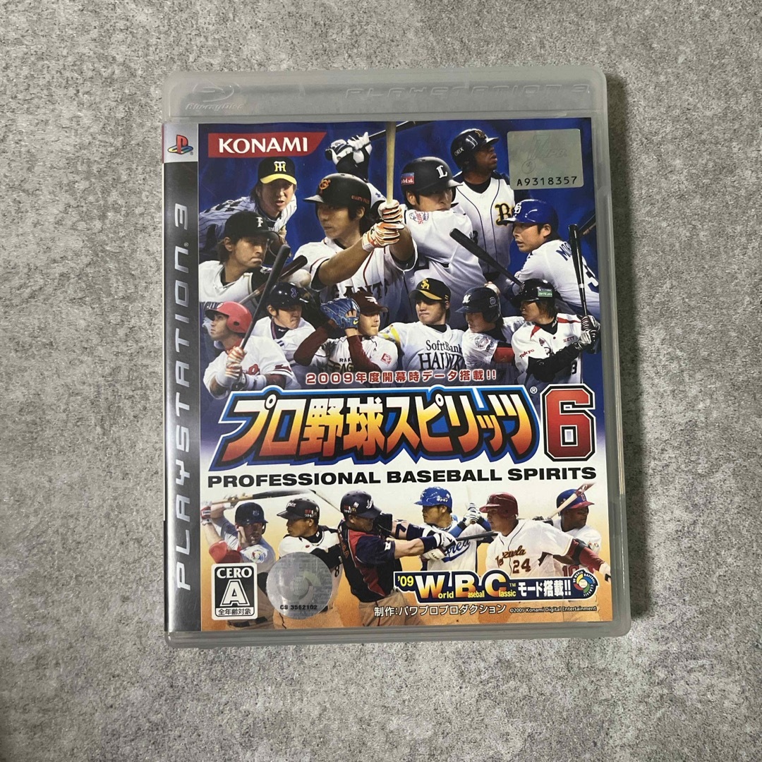 KONAMI(コナミ)のプロ野球スピリッツ6 エンタメ/ホビーのゲームソフト/ゲーム機本体(家庭用ゲームソフト)の商品写真