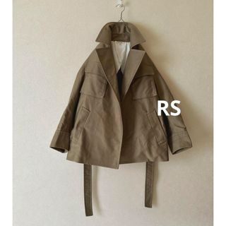 ブラミンク(BLAMINK)のBLAMINK サファリジャケット cotton khaki コート🧥(ミリタリージャケット)