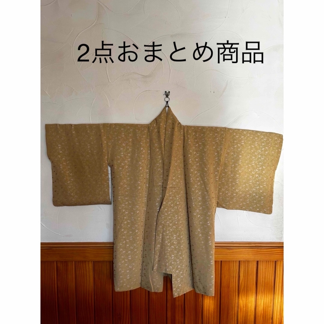 弓道　女性用着物　正絹　袷　ひとつ紋　2点おまとめ レディースの水着/浴衣(着物)の商品写真
