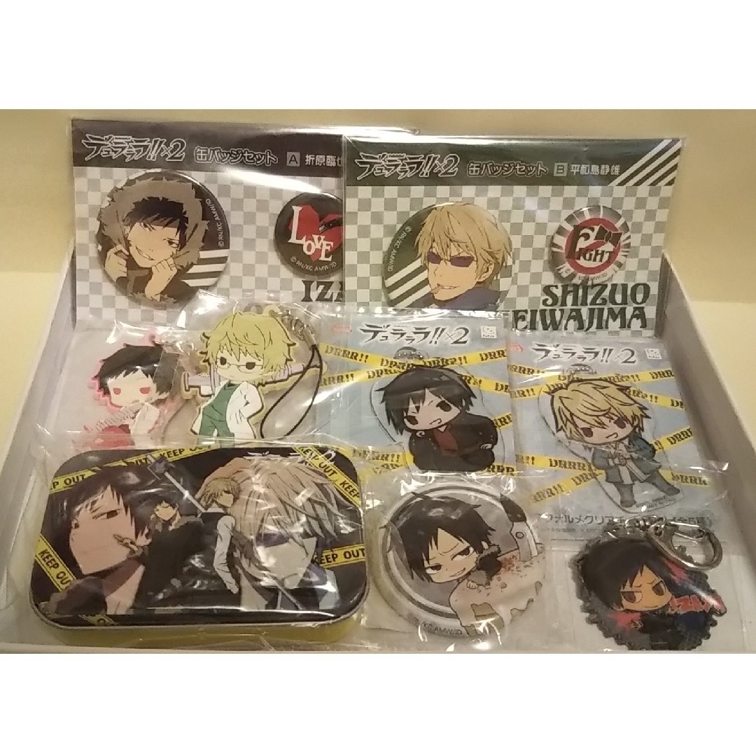A『デュラララ!!!×2』セット 超レア 缶バッジセット 折原臨也 A『デュラララ!!!×2』セット 超レア 缶バッジセット 折原臨也