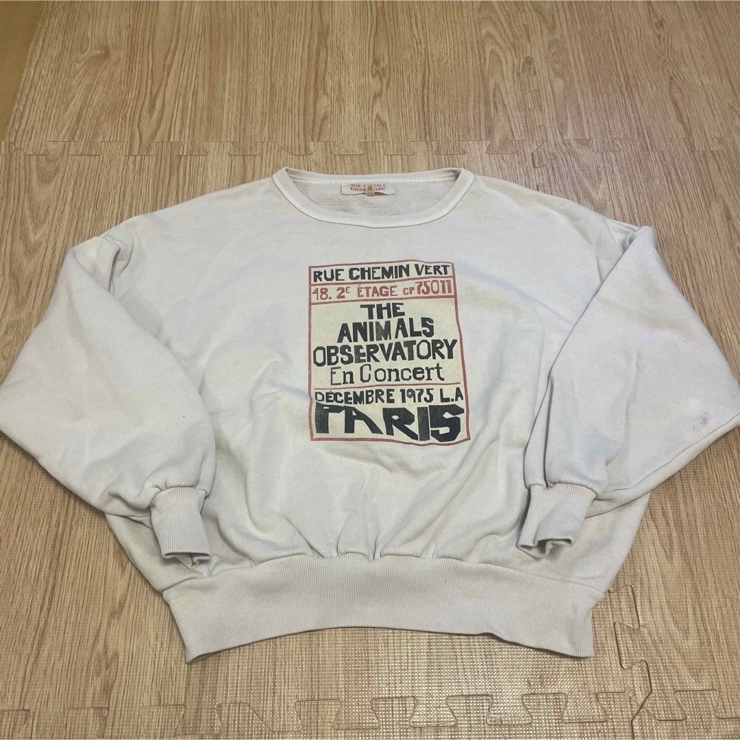 こども ビームス(コドモビームス)のThe animal observatory sweatshirt 8Y キッズ/ベビー/マタニティのキッズ服女の子用(90cm~)(Tシャツ/カットソー)の商品写真