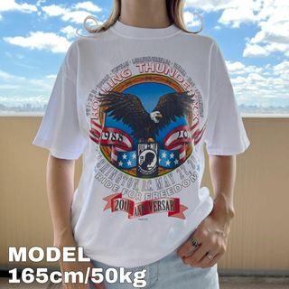 ハーレーダビッドソン(Harley Davidson)のUSA製 ハーレーダビッドソン プリントTシャツ ワシントン 鷲 M アニマル(Tシャツ/カットソー(半袖/袖なし))