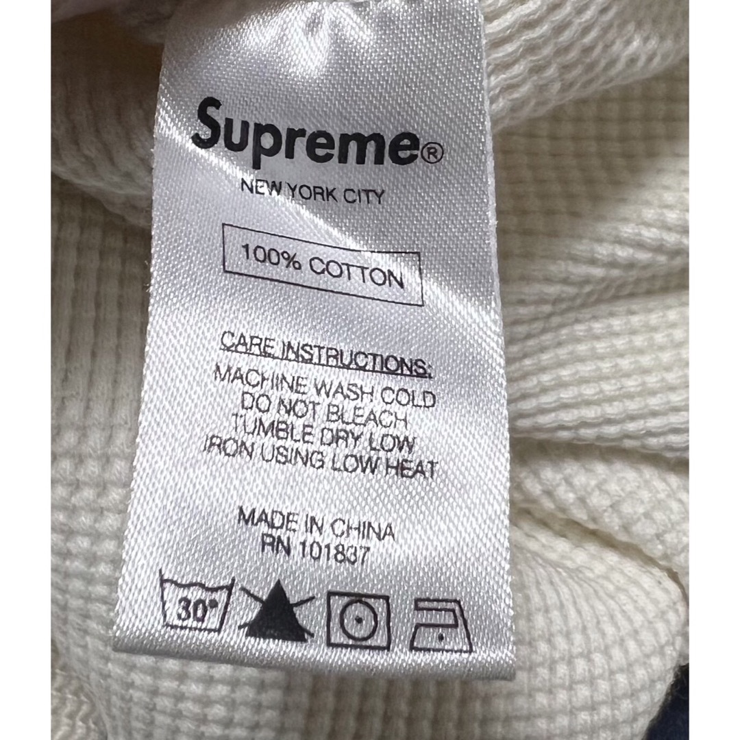 Supreme(シュプリーム)のSupreme 15AW Logo Waffle Thermal サーマル メンズのトップス(Tシャツ/カットソー(七分/長袖))の商品写真