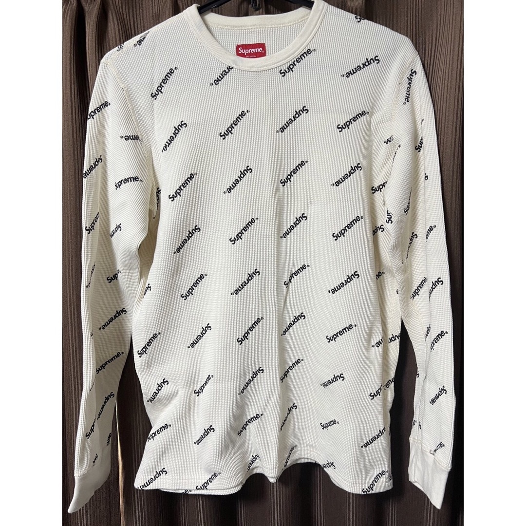 Supreme(シュプリーム)のSupreme 15AW Logo Waffle Thermal サーマル メンズのトップス(Tシャツ/カットソー(七分/長袖))の商品写真