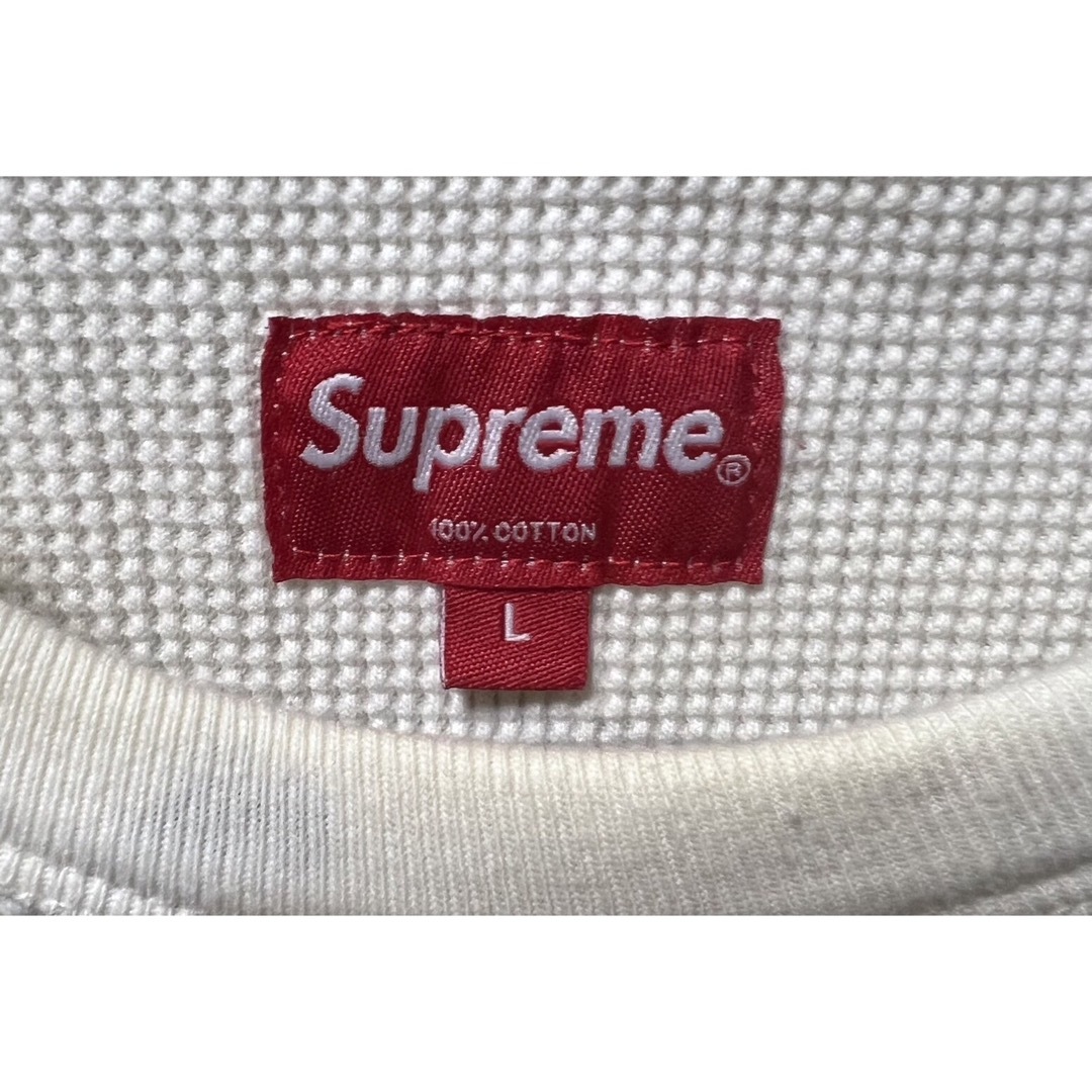 Supreme(シュプリーム)のSupreme 15AW Logo Waffle Thermal サーマル メンズのトップス(Tシャツ/カットソー(七分/長袖))の商品写真