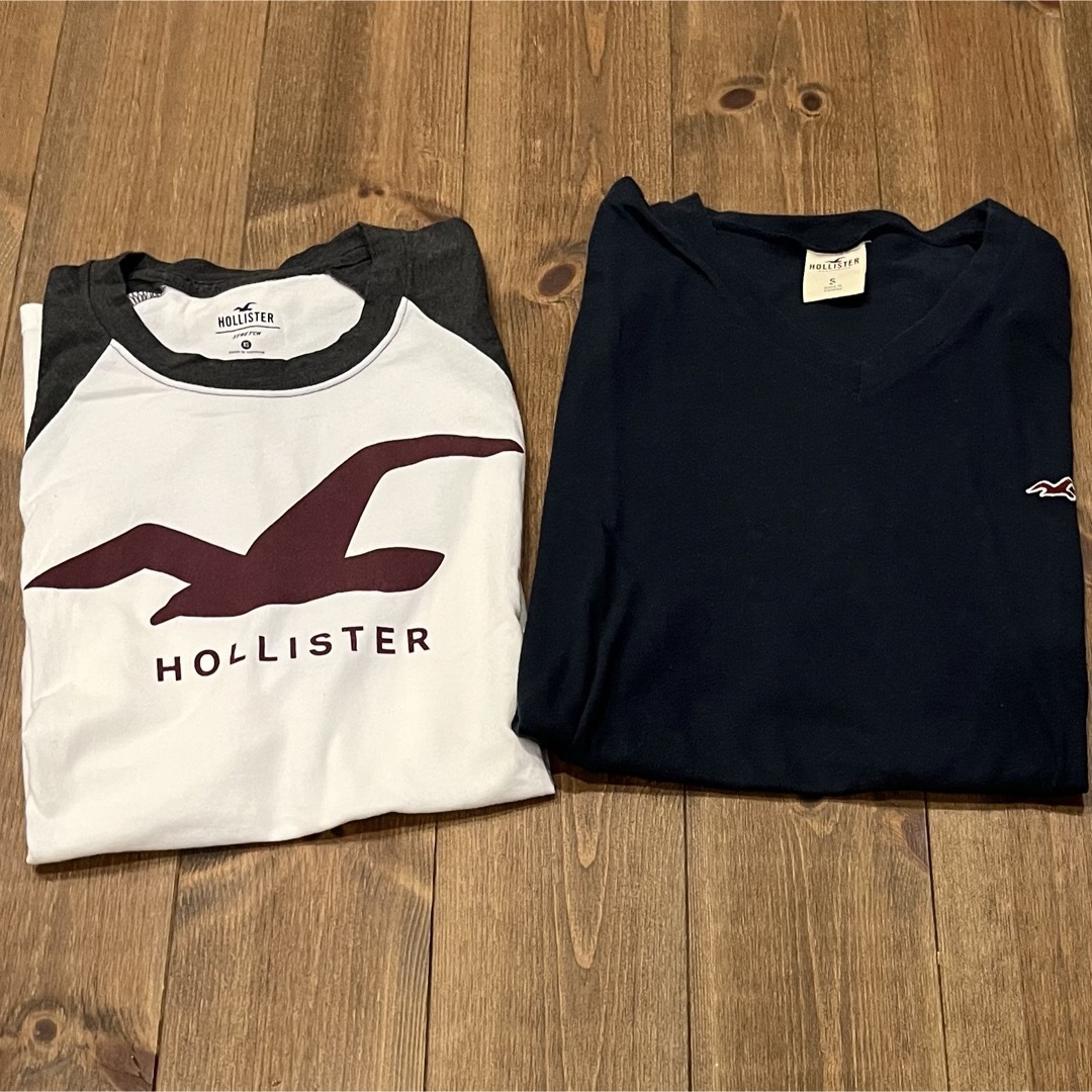 Hollister(ホリスター)の【まとめ売り】ホリスター✳︎Tシャツ✳︎半袖✳︎夏服✳︎2枚組✳︎アメカジ メンズのトップス(Tシャツ/カットソー(半袖/袖なし))の商品写真