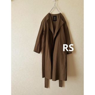 ドゥロワー(Drawer)のDrawer BRAUN cotton ノーカラーコートlongcoat🧥(スプリングコート)