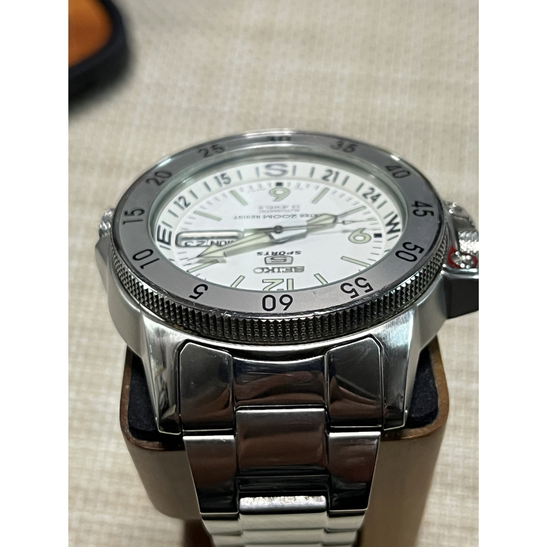 SEIKO(セイコー)の希少品　SEIKO 5sports アトラス　ホワイト メンズの時計(腕時計(アナログ))の商品写真